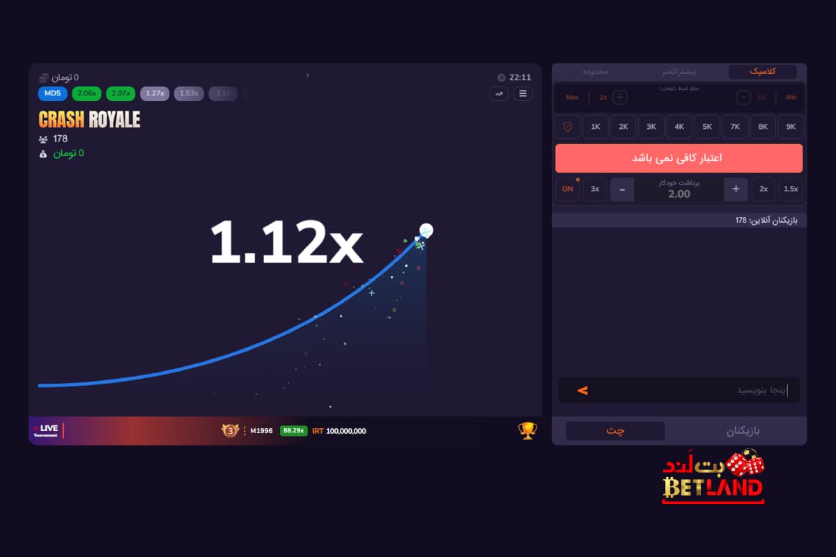 بررسی بازی انفجار در فاز بت