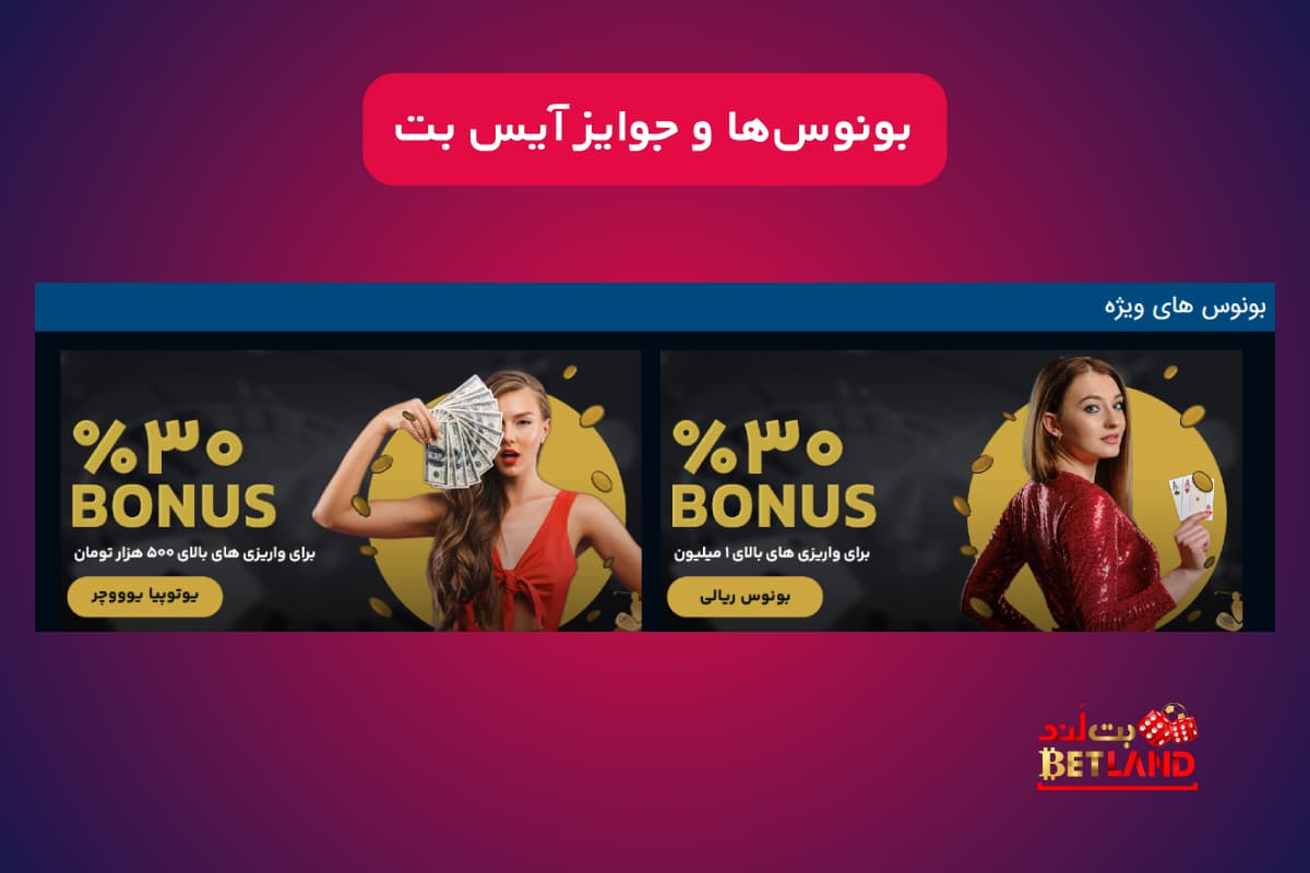 بونوسهای سایت آیس بت